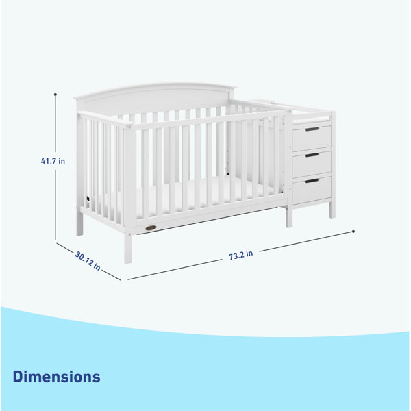 Graco Benton 4in1 Convertible Crib and Changer & Reviews Wayfair
